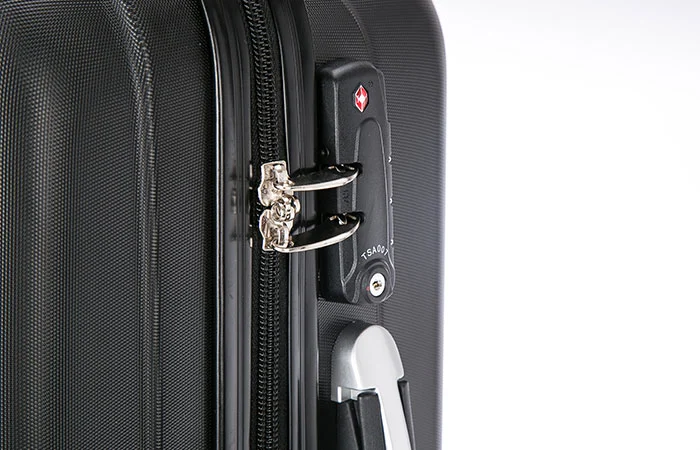 Abs Striped Rolling Luggage